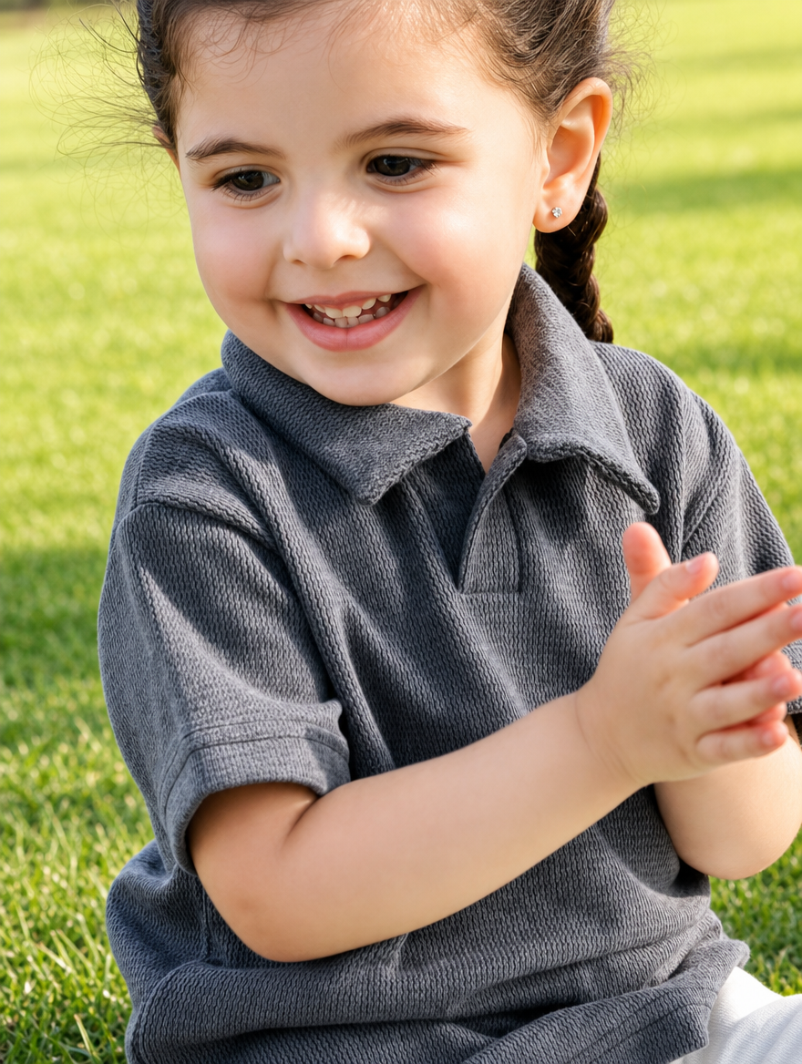 mammisi truffle polo set, worn outdoors