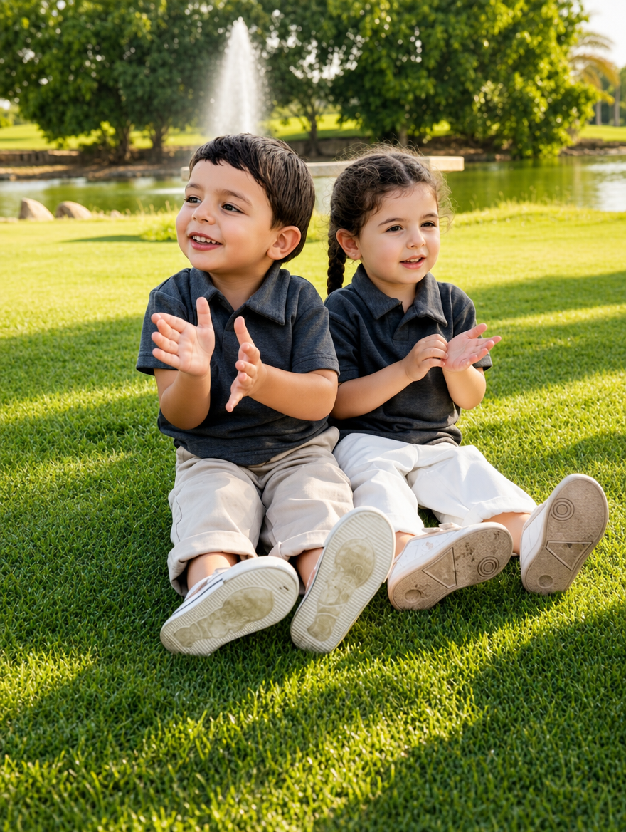 mammisi truffle polo set, worn outdoors